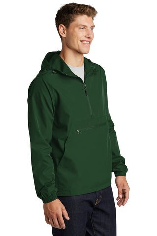 Sport-Tek Packable Anorak (Forest Green)