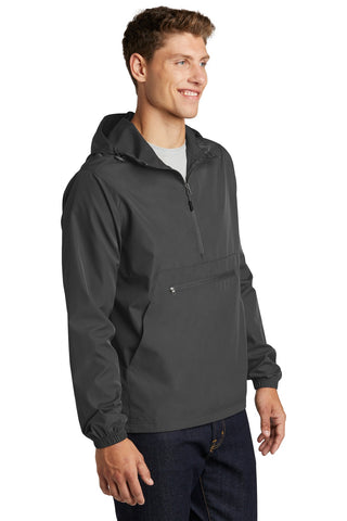 Sport-Tek Packable Anorak (Graphite)