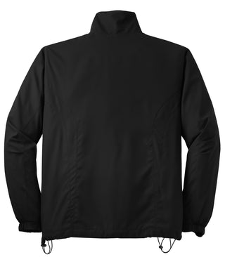 Sport-Tek Full-Zip Wind Jacket (Black)