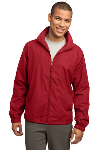 Sport-Tek Full-Zip Wind Jacket (True Red)