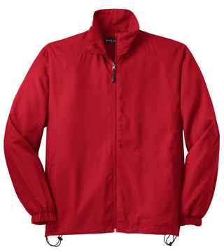 Sport-Tek Full-Zip Wind Jacket (True Red)