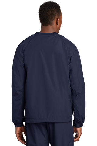 Sport-Tek V-Neck Raglan Wind Shirt (True Navy)