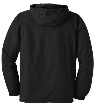 Sport-Tek Hooded Raglan Jacket (Black)