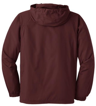 Sport-Tek Hooded Raglan Jacket (Maroon)