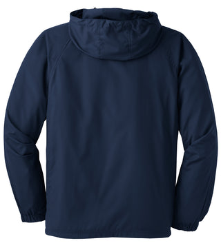 Sport-Tek Hooded Raglan Jacket (True Navy)