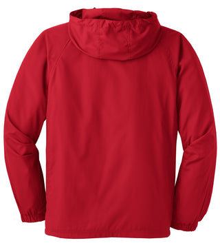 Sport-Tek Hooded Raglan Jacket (True Red)