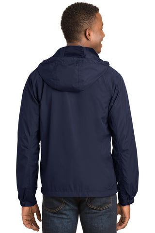 Sport-Tek Hooded Raglan Jacket (True Navy)