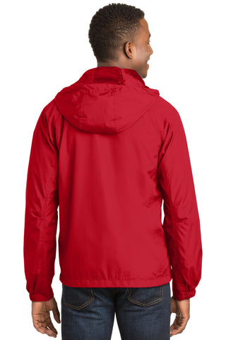 Sport-Tek Hooded Raglan Jacket (True Red)