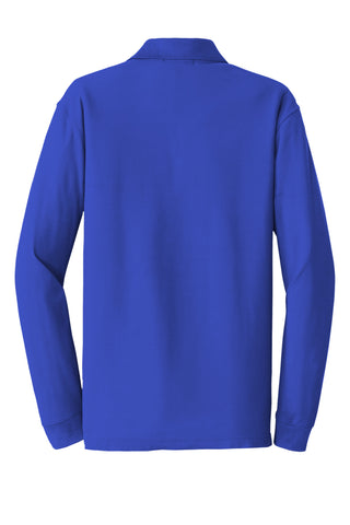 Port Authority Long Sleeve Core Classic Pique Polo (True Royal)