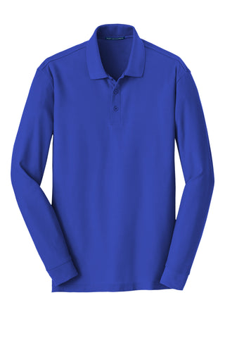 Port Authority Long Sleeve Core Classic Pique Polo (True Royal)