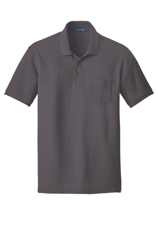 Port Authority Core Classic Pique Pocket Polo (Graphite)