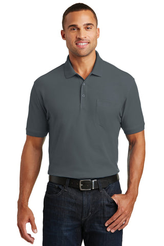 Port Authority Core Classic Pique Pocket Polo (Graphite)