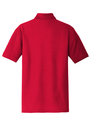 Port Authority Core Classic Pique Pocket Polo (Rich Red)