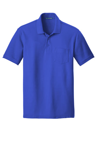 Port Authority Core Classic Pique Pocket Polo (True Royal)