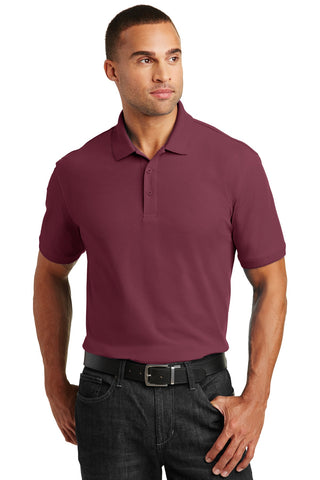 Port Authority Core Classic Pique Polo (Burgundy)