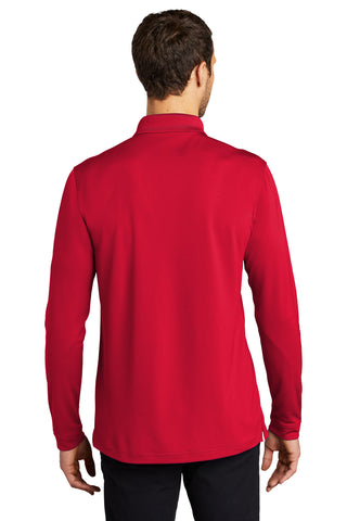 Port Authority Dry Zone UV Micro-Mesh Long Sleeve Polo (Rich Red)