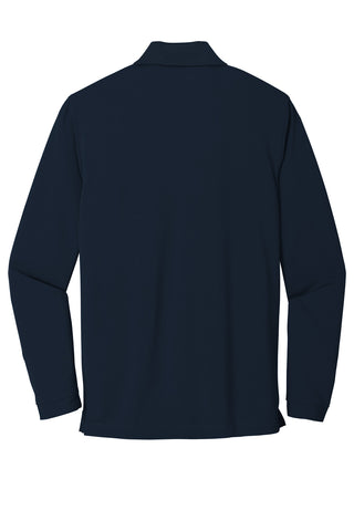 Port Authority Dry Zone UV Micro-Mesh Long Sleeve Polo (River Blue Navy)