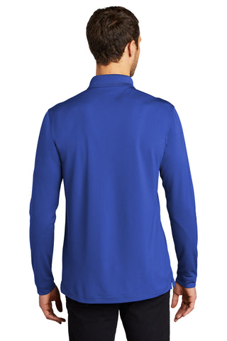 Port Authority Dry Zone UV Micro-Mesh Long Sleeve Polo (True Royal)