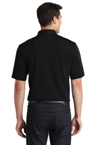 Port Authority Dry Zone UV Micro-Mesh Pocket Polo (Deep Black)