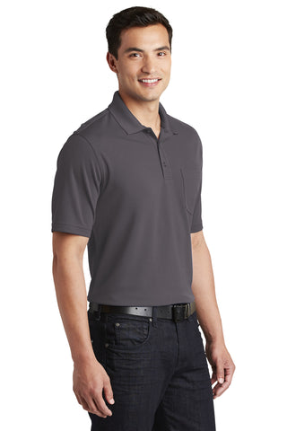 Port Authority Dry Zone UV Micro-Mesh Pocket Polo (Graphite)