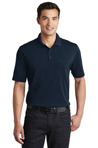 Port Authority Dry Zone UV Micro-Mesh Pocket Polo (River Blue Navy)