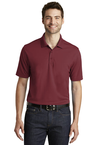 Port Authority Dry Zone UV Micro-Mesh Polo (Burgundy)