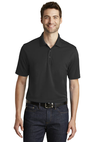 Port Authority Dry Zone UV Micro-Mesh Polo (Deep Black)