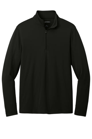 Port Authority Dry Zone UV Micro-Mesh 1/4-Zip (Deep Black)