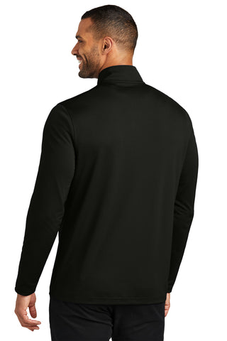 Port Authority Dry Zone UV Micro-Mesh 1/4-Zip (Deep Black)