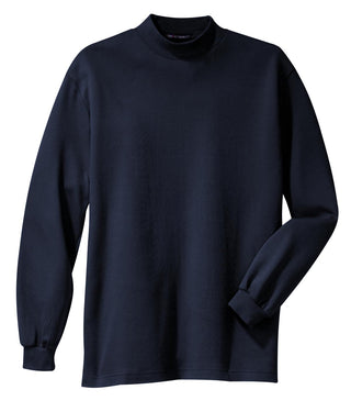 Port Authority Interlock Knit Mock Turtleneck (Navy)