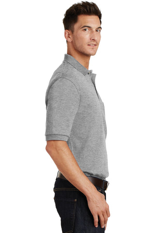 Port Authority Heavyweight Cotton Pique Polo with Pocket (Oxford)