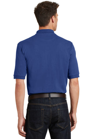 Port Authority Heavyweight Cotton Pique Polo with Pocket (Royal)