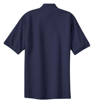 Port Authority Heavyweight Cotton Pique Polo (Navy)