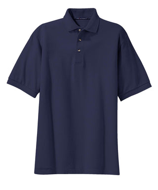 Port Authority Heavyweight Cotton Pique Polo (Navy)