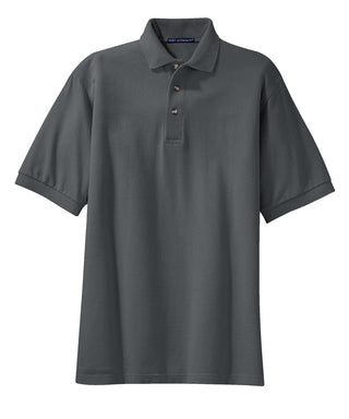 Port Authority Heavyweight Cotton Pique Polo (Steel Grey)