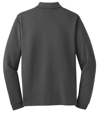 Port Authority Rapid Dry Long Sleeve Polo (Charcoal)