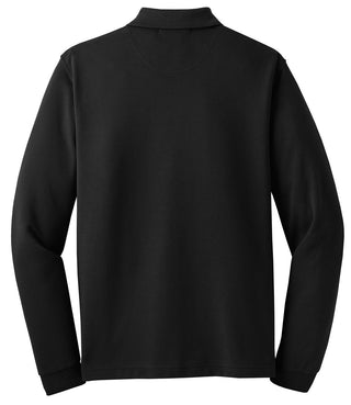 Port Authority Rapid Dry Long Sleeve Polo (Jet Black)