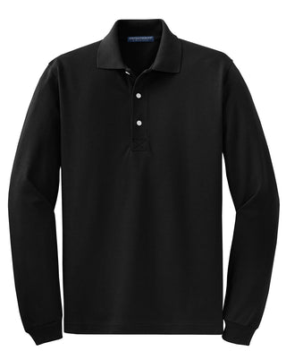 Port Authority Rapid Dry Long Sleeve Polo (Jet Black)