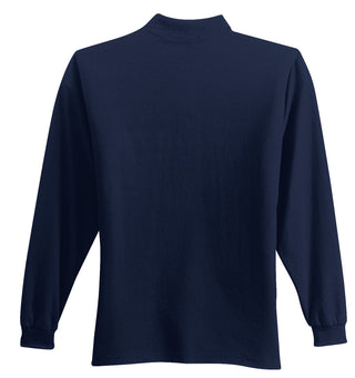 Port Authority Long Sleeve Silk Touch Polo with Pocket (Navy)