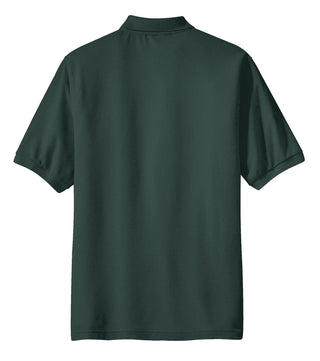 Port Authority Silk Touch Polo with Pocket (Dark Green)