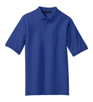 Port Authority Silk Touch Polo with Pocket (Royal)