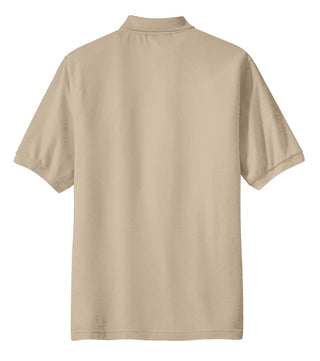 Port Authority Silk Touch Polo with Pocket (Stone)