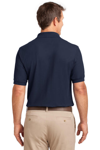 Port Authority Silk Touch Polo with Pocket (Navy)