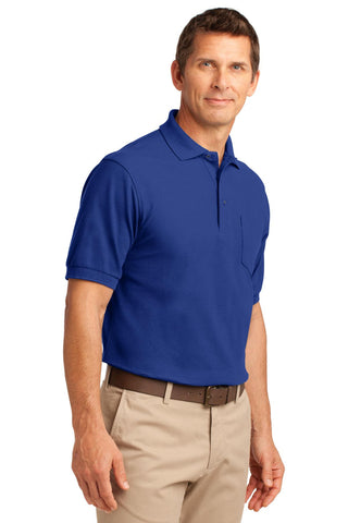 Port Authority Silk Touch Polo with Pocket (Royal)