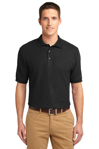 Port Authority Silk Touch Polo (Black)