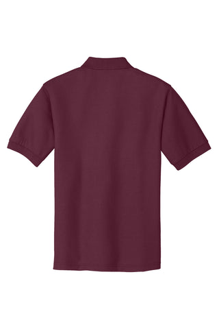 Port Authority Silk Touch Polo (Burgundy)