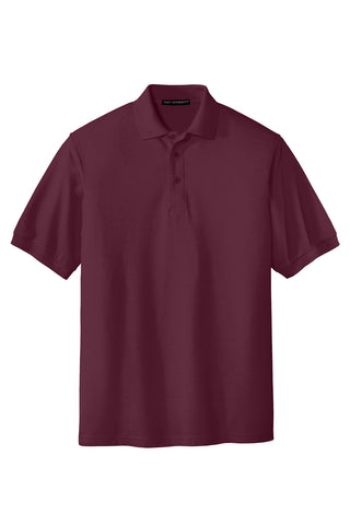 Port Authority Silk Touch Polo (Burgundy)