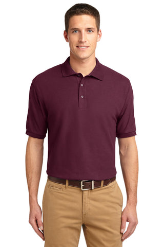 Port Authority Silk Touch Polo (Burgundy)