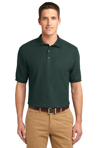 Port Authority Extended Size Silk Touch Polo (Dark Green)