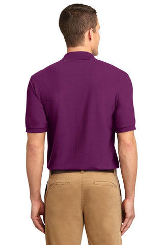 Port Authority Extended Size Silk Touch Polo (Deep Berry)